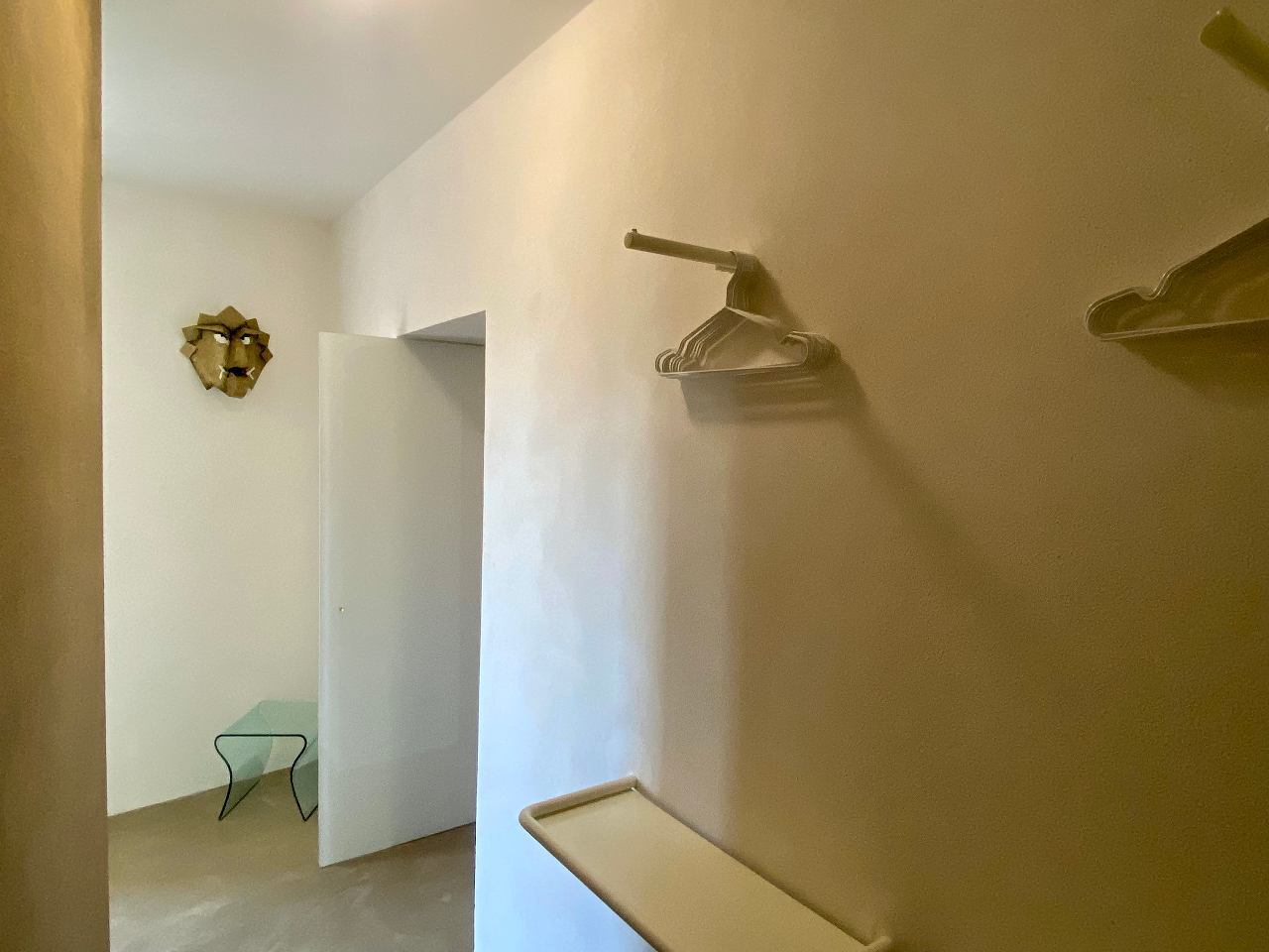 Cozy hallway of the Aurea apartment in Ortigia’s historic center, Syracuse
