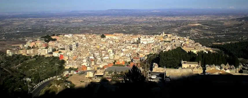 Veduta panoramica di Chiaramonte Gulfi, il Balcone di Sicilia
