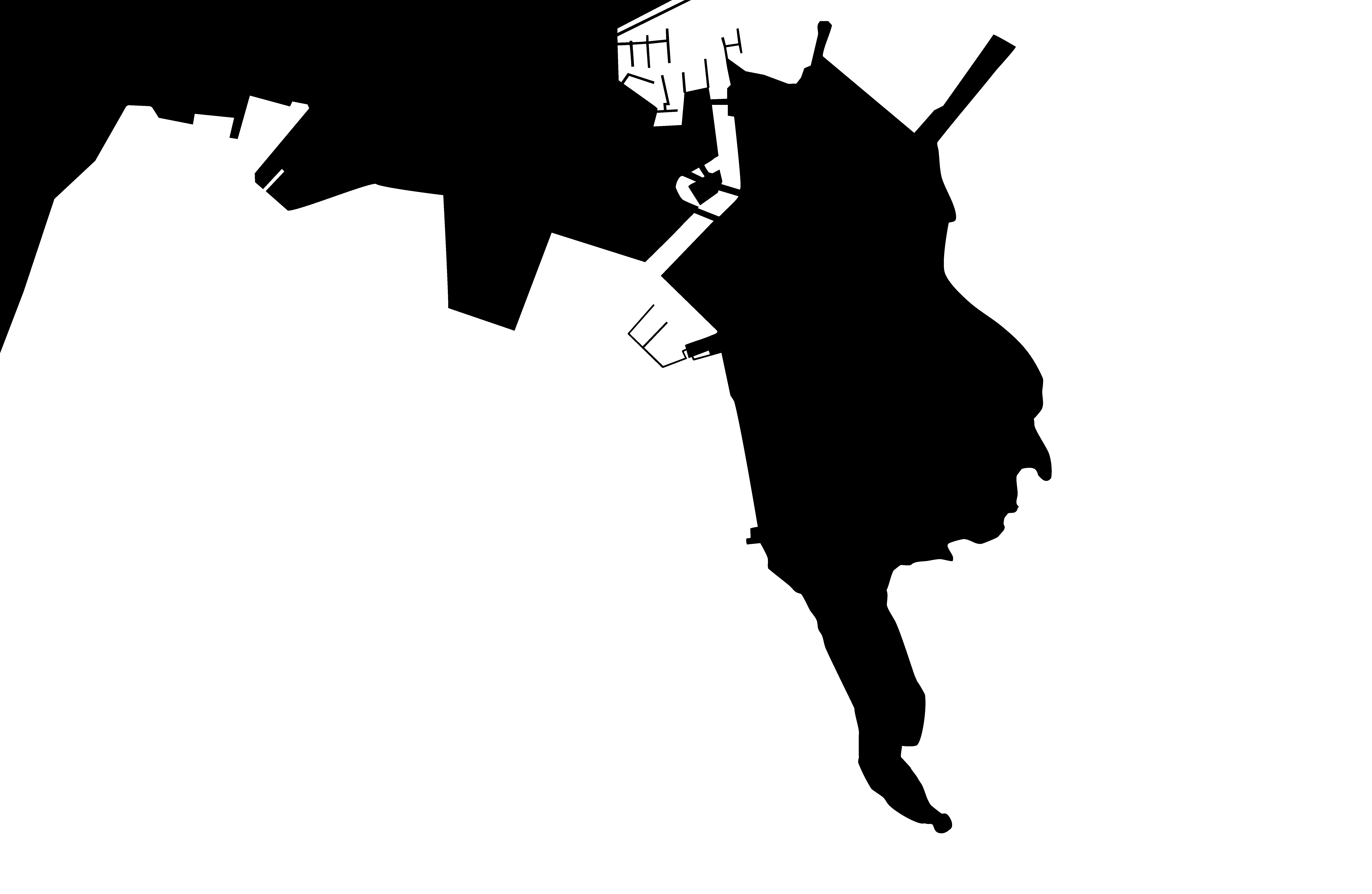 Stylized map of Ortigia
